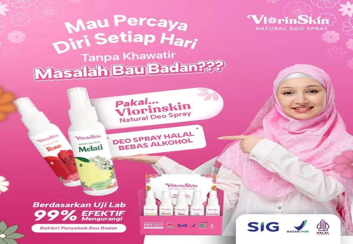 Vlorinskin Deodoran Spray: Solusi Segar Dan Percaya Diri Sepanjang Hari